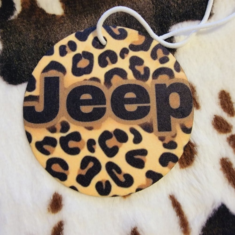Jeep Animal Print Unscented Car Air Freshener 5 Pack